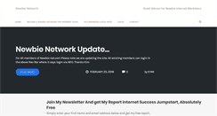 Desktop Screenshot of newbie-network.com